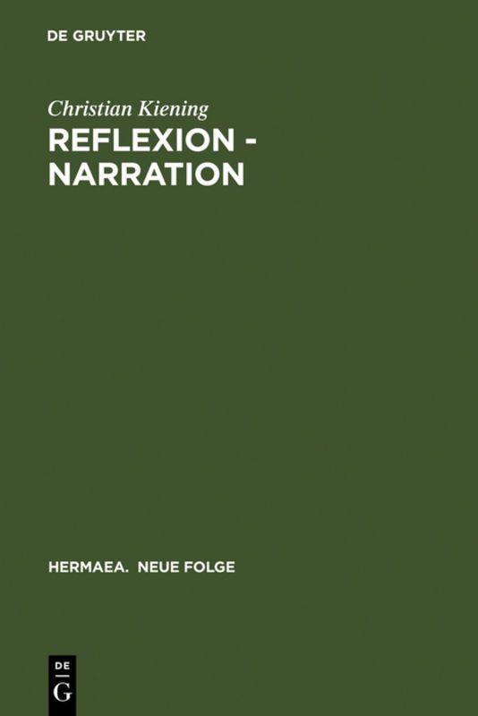 Vorderes Coverbild Reflexion - Narration
