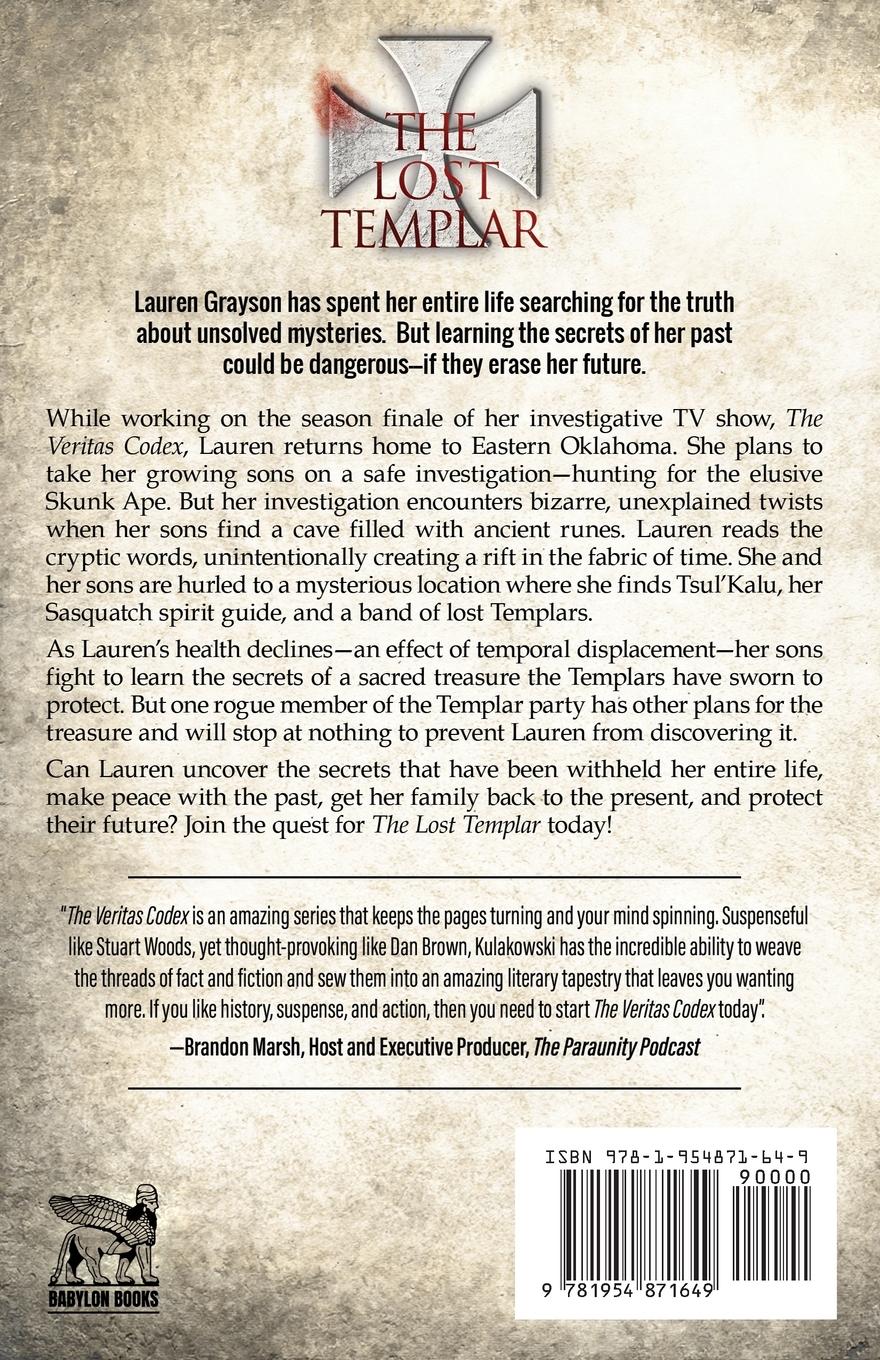 Rückseitencover The Lost Templar