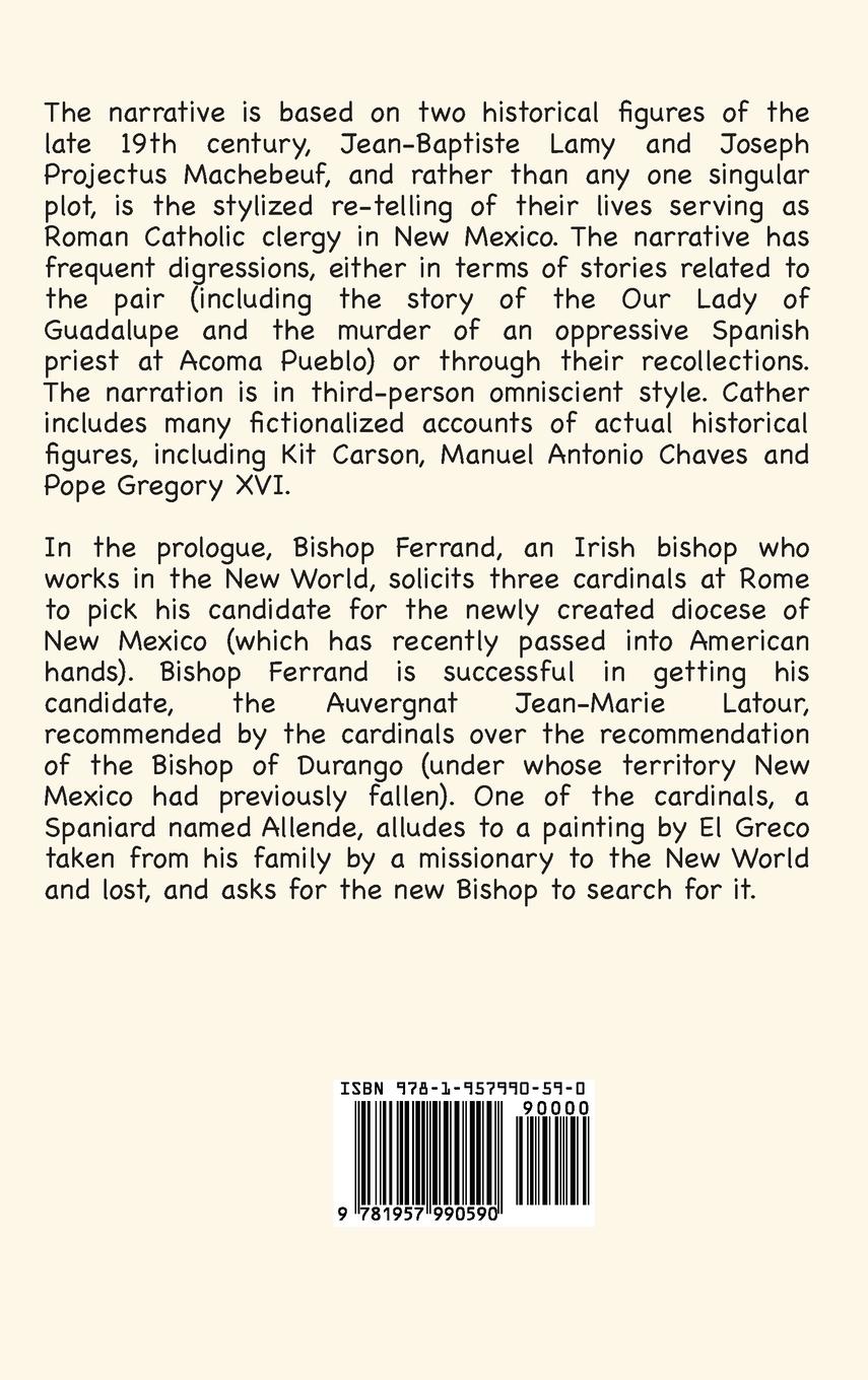 Rückseitencover Death Comes for the Archbishop