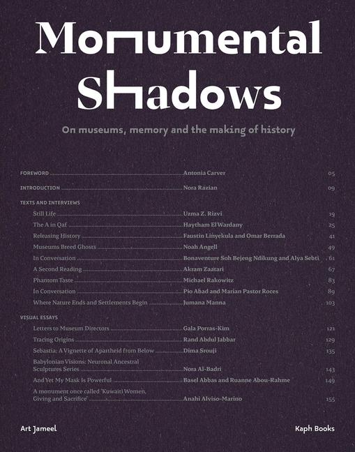 Vorderes Coverbild Monumental Shadows: On Museums, Memory and the Making of History