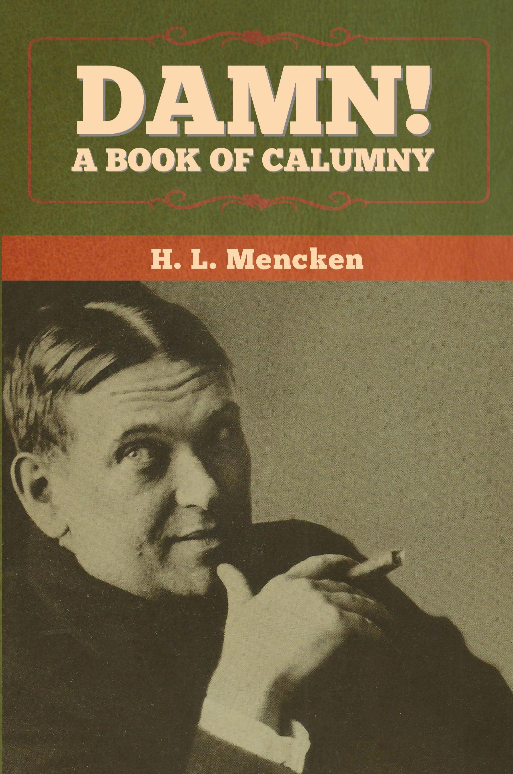 Vorderes Coverbild Damn! A Book of Calumny