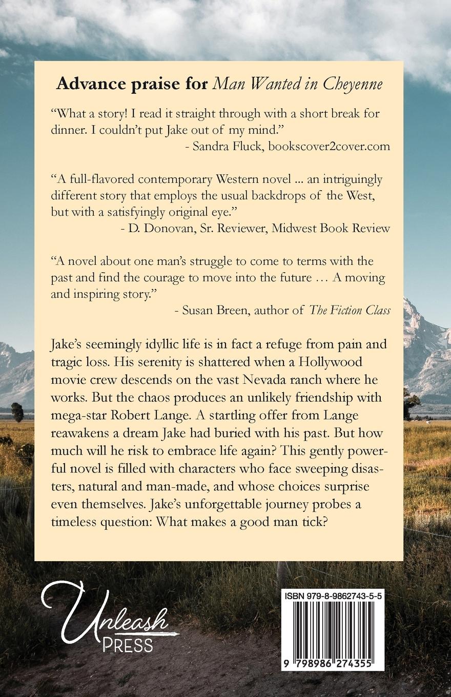 Rückseitencover Man Wanted in Cheyenne
