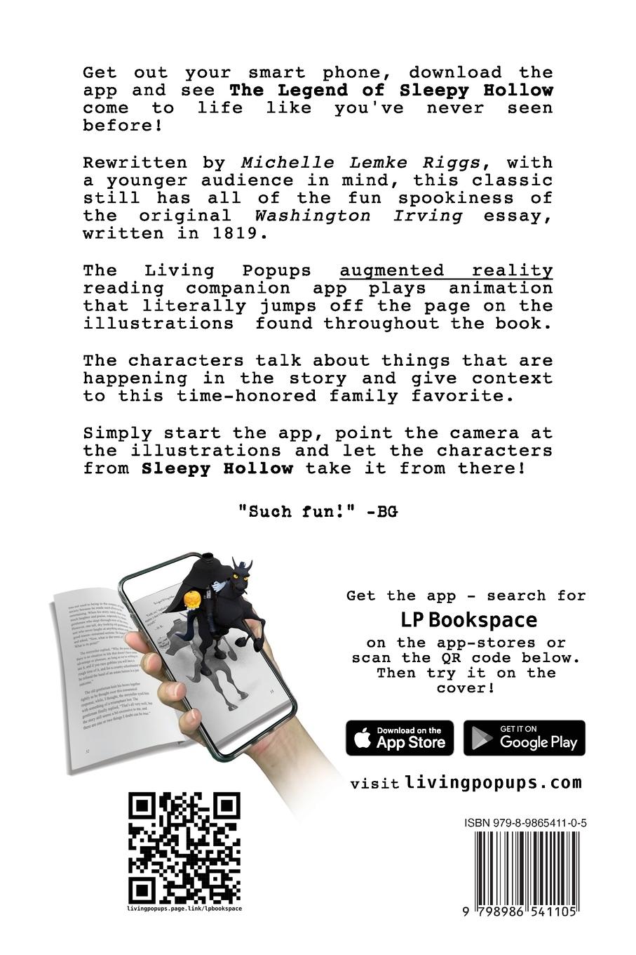 Rückseitencover The Legend of Sleepy Hollow