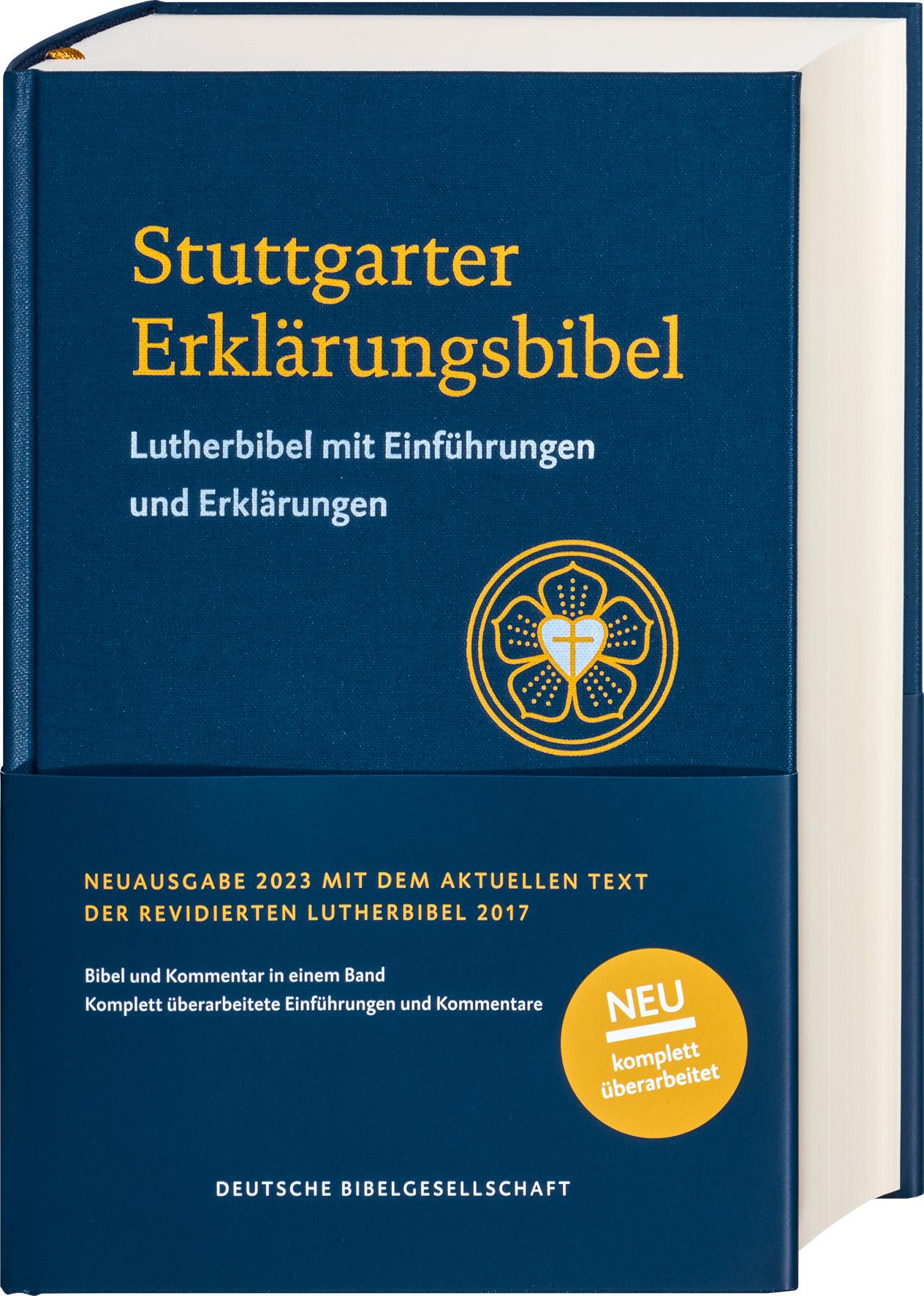 Vorderes Coverbild Stuttgarter Erklärungsbibel 2023