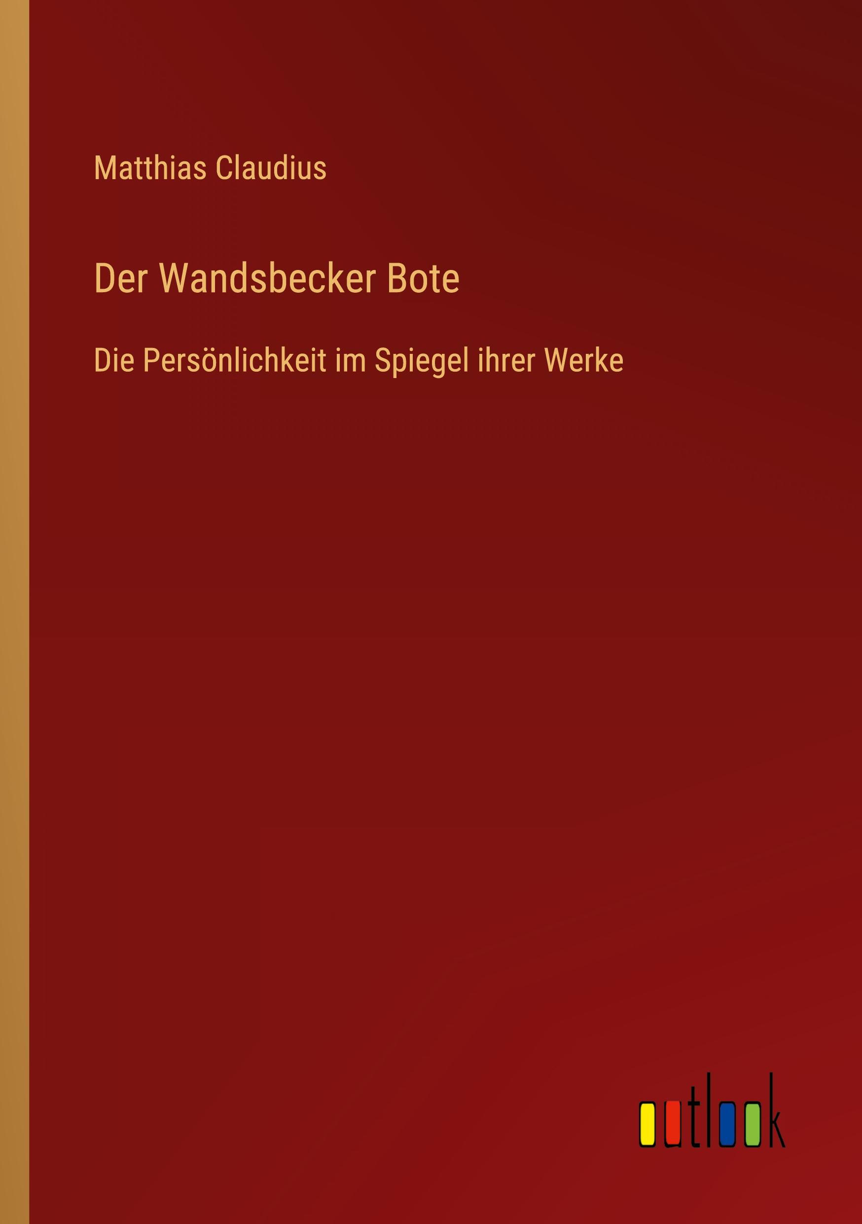 Vorderes Coverbild Der Wandsbecker Bote