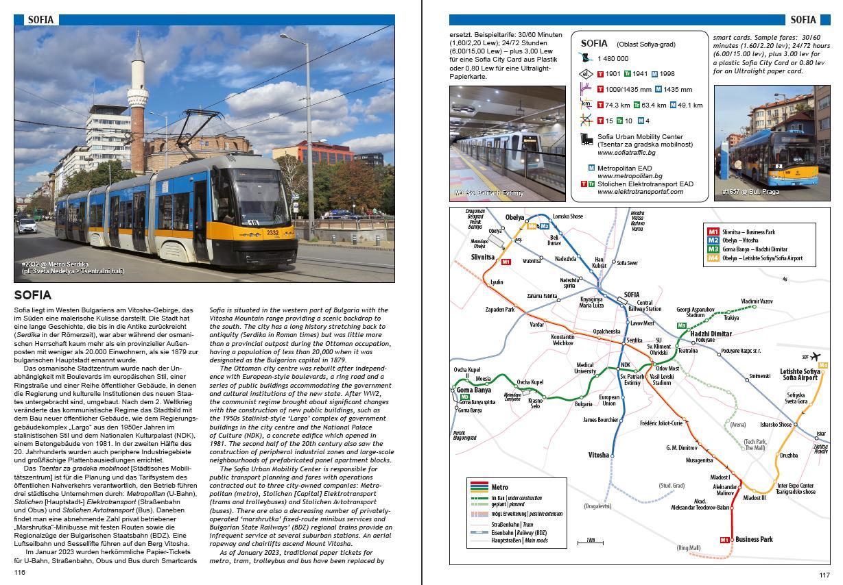 Beispielinhalt (Bild) Tram Atlas Südosteuropa/Southeastern Europe