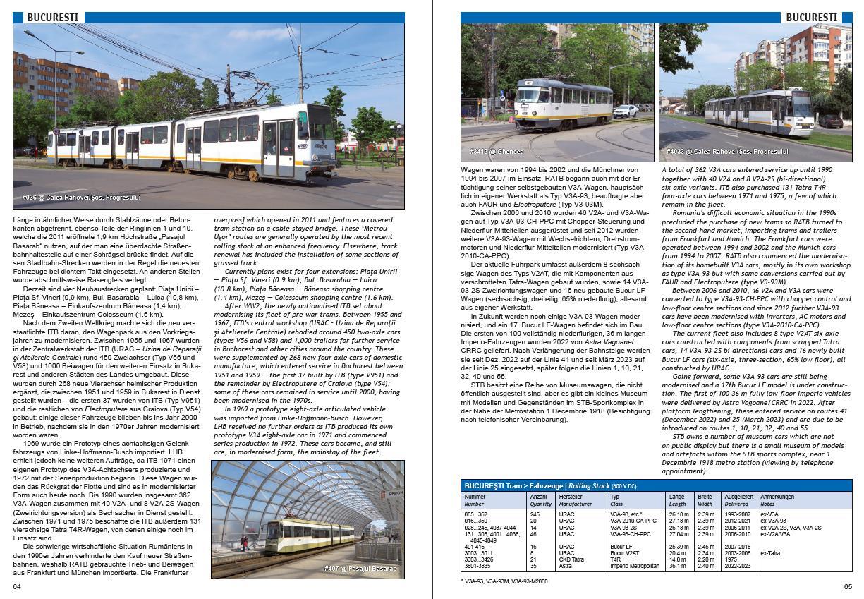 Beispielinhalt (Bild) Tram Atlas Südosteuropa/Southeastern Europe