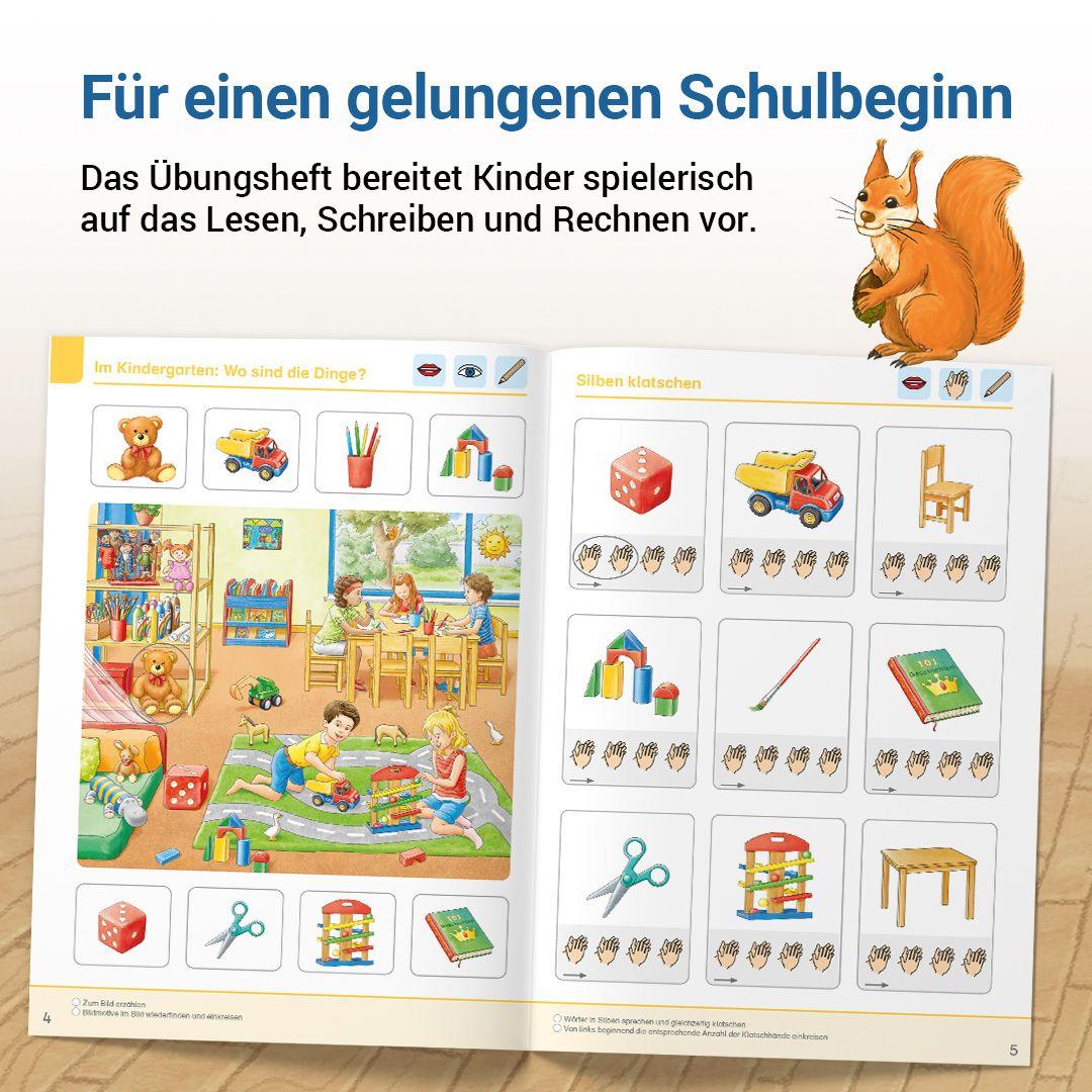 Beispielinhalt (Bild) ABC der Tiere - Fit für den Schulbeginn - Übungsheft