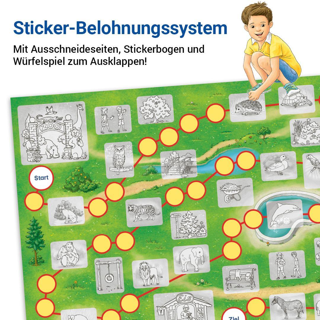Beispielinhalt (Bild) ABC der Tiere - Fit für den Schulbeginn - Übungsheft
