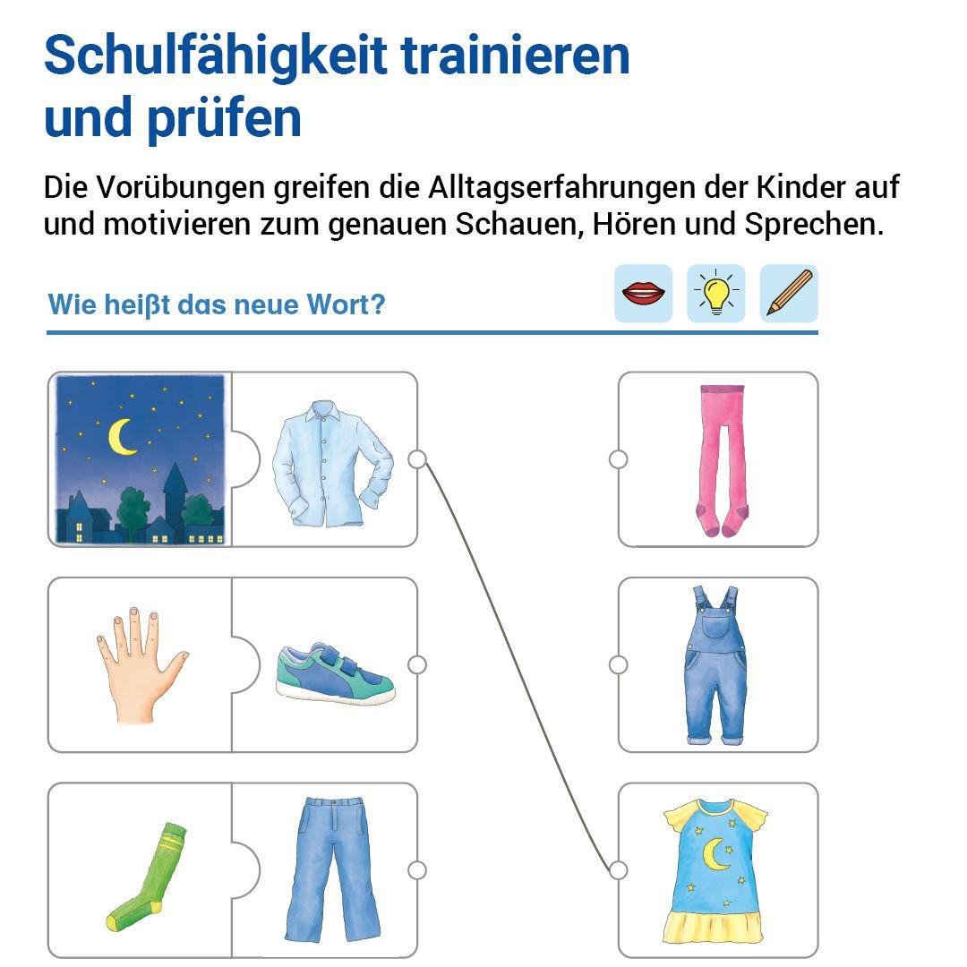 Beispielinhalt (Bild) ABC der Tiere - Fit für den Schulbeginn - Übungsheft