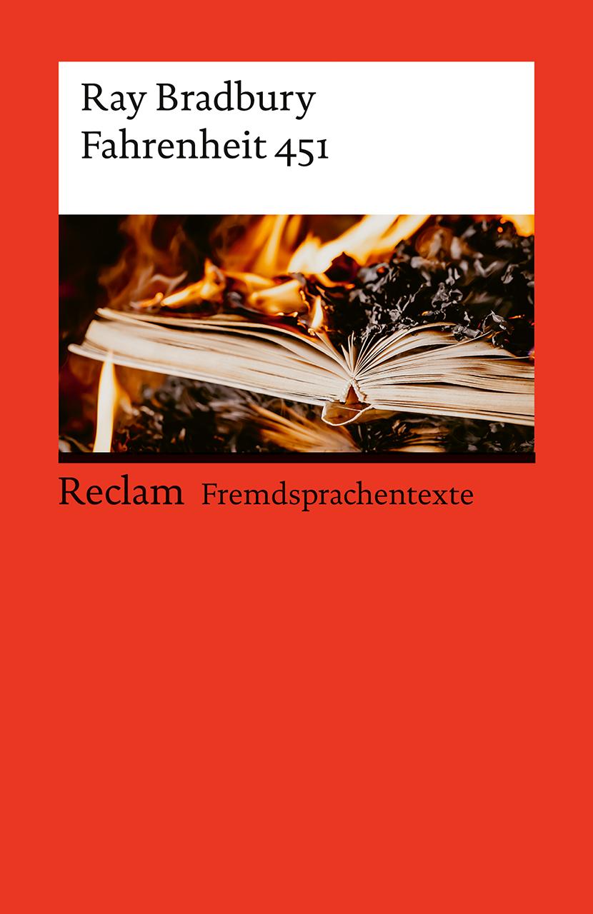 Vorderes Coverbild Fahrenheit 451. Englischer Text mit deutschen Worterklärungen. B2 (GER)