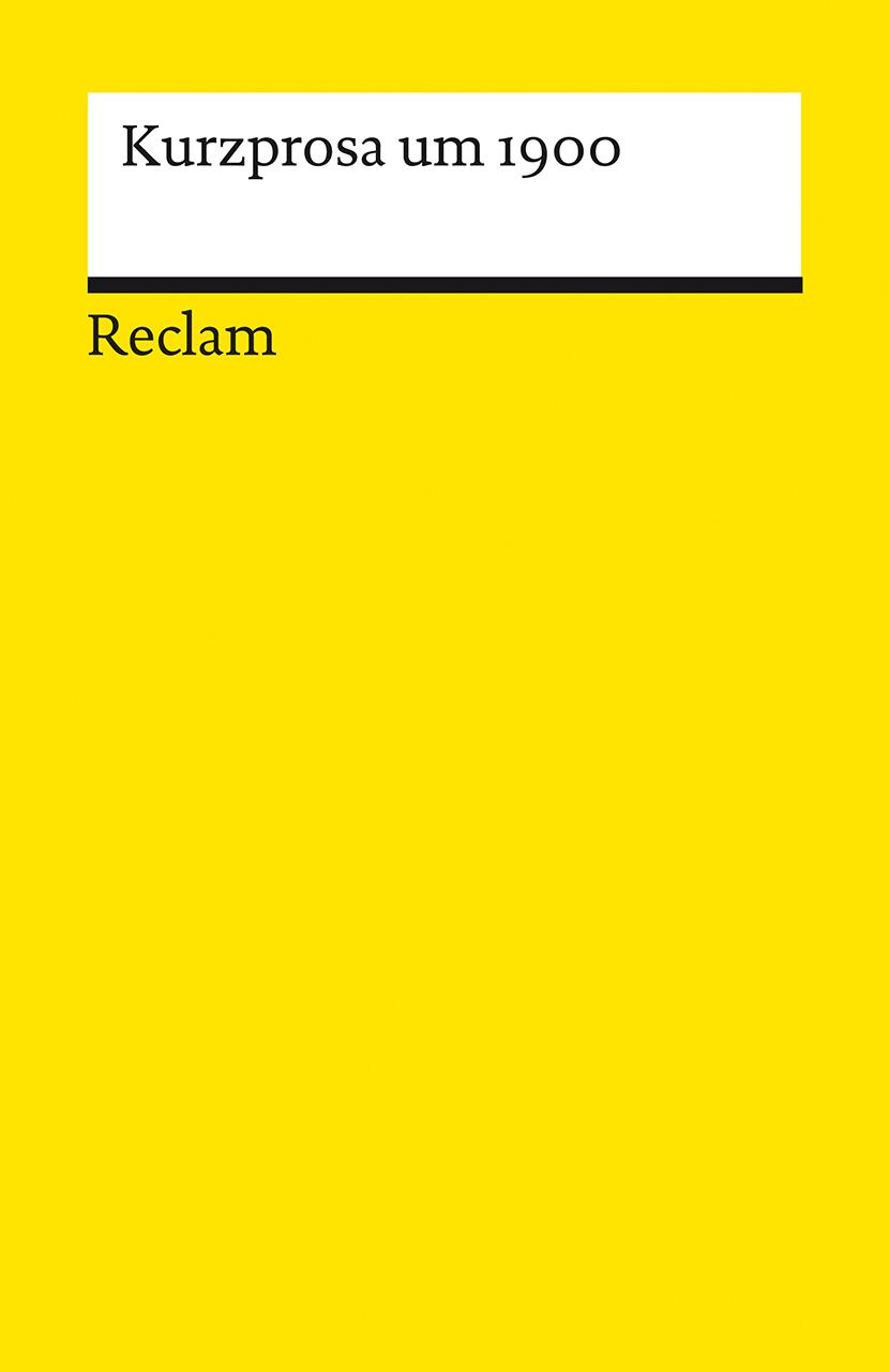 Vorderes Coverbild Kurzprosa um 1900