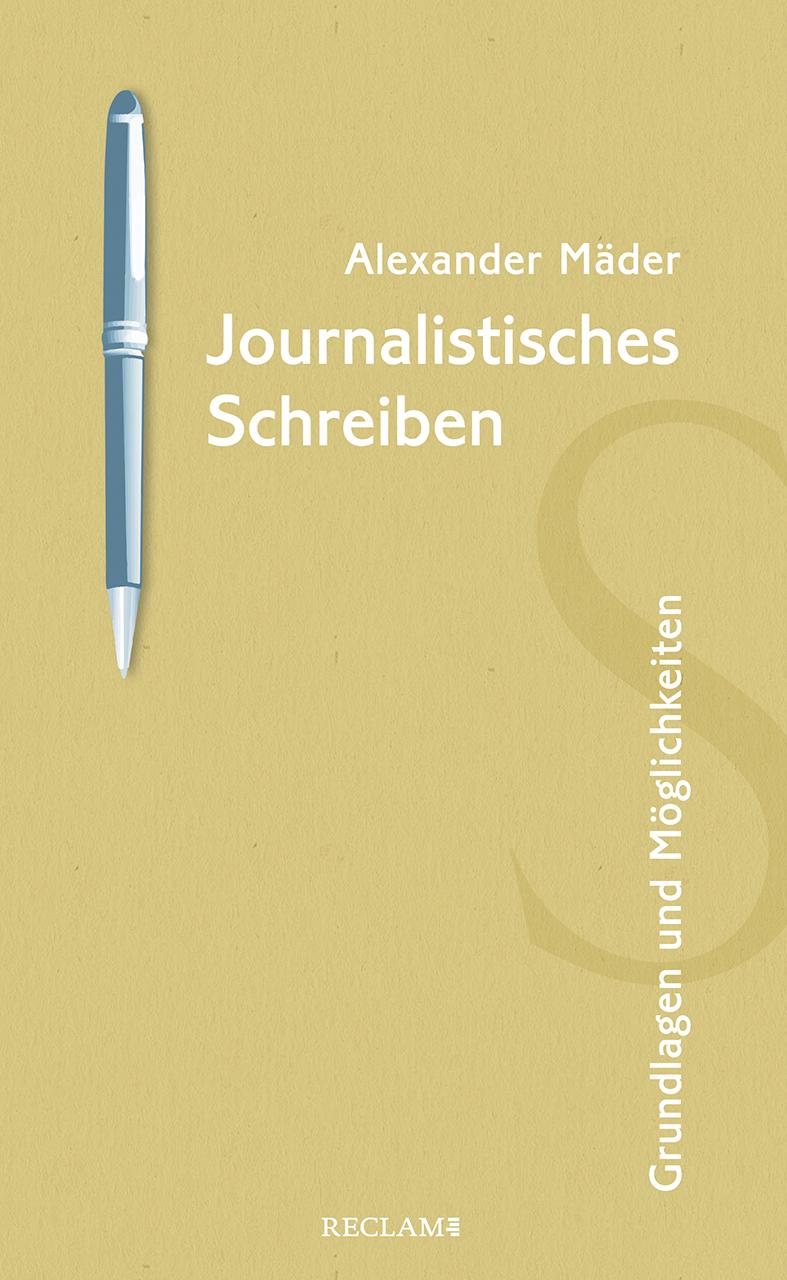 Vorderes Coverbild Journalistisches Schreiben