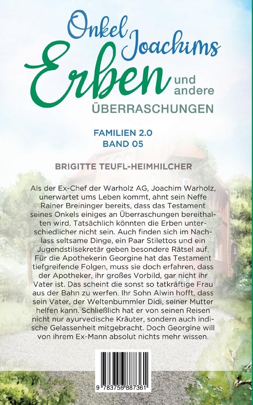 Rückseitencover Onkel Joachims Erben und andere Überraschungen