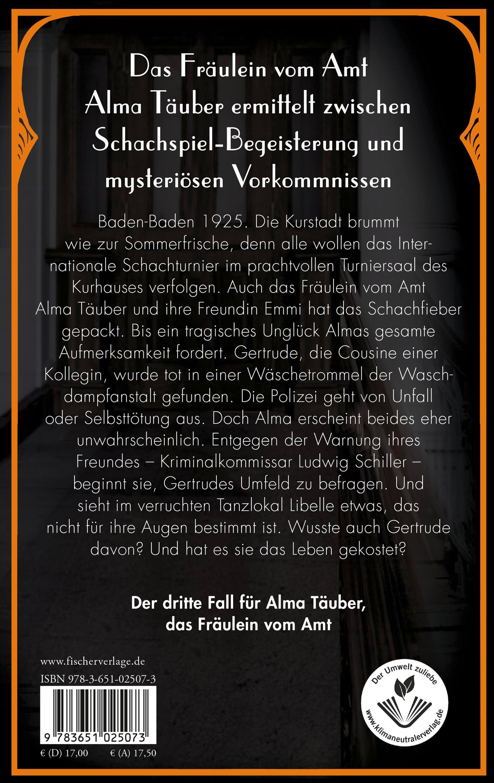 Rückseitencover Fräulein vom Amt - Spiel auf Leben und Tod