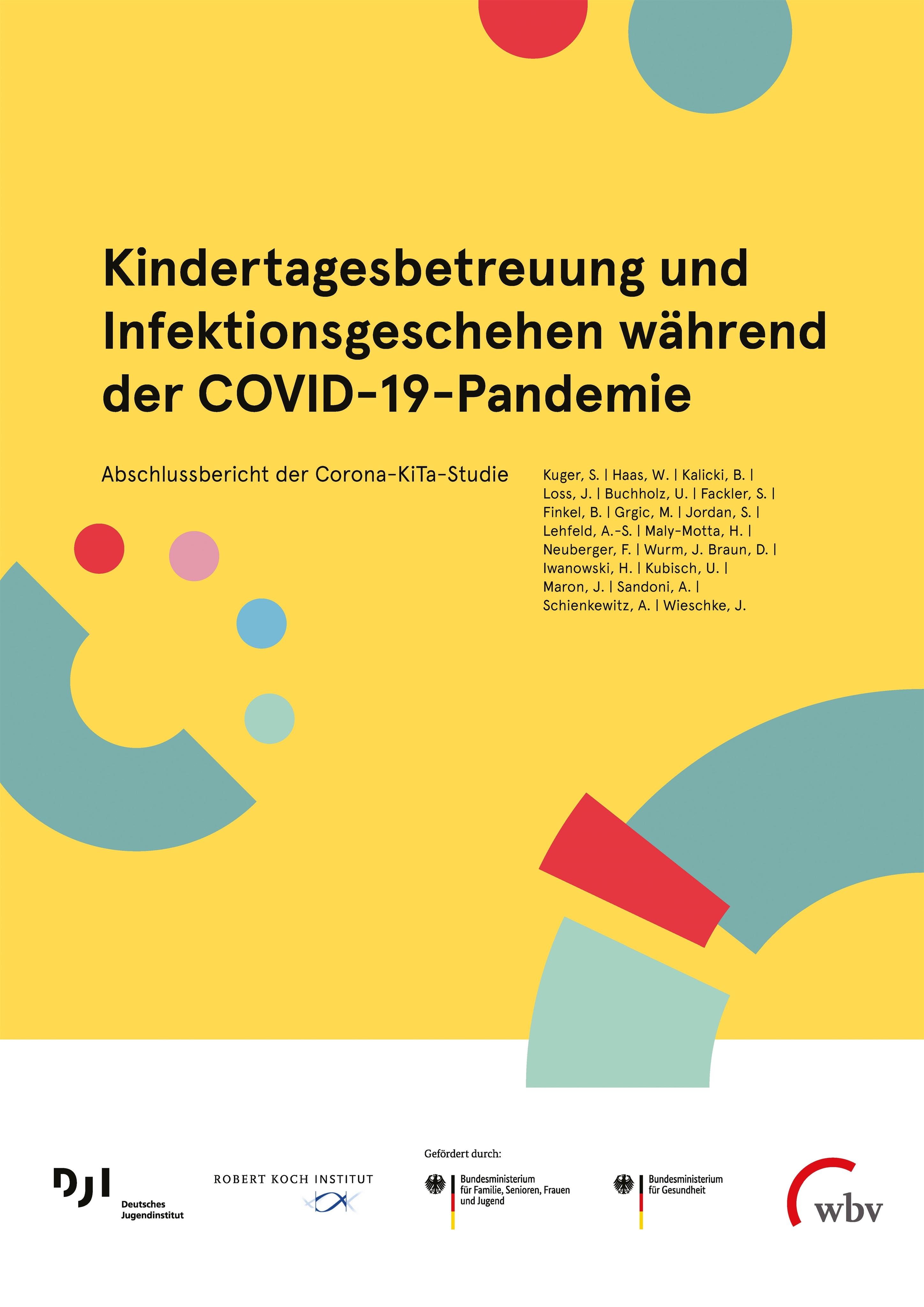 Vorderes Coverbild Kindertagesbetreuung und Infektionsgeschehen während der COVID-19-Pandemie