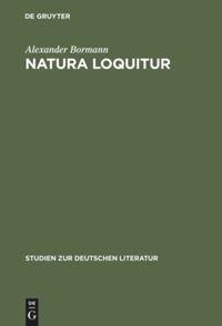 Vorderes Coverbild Natura loquitur
