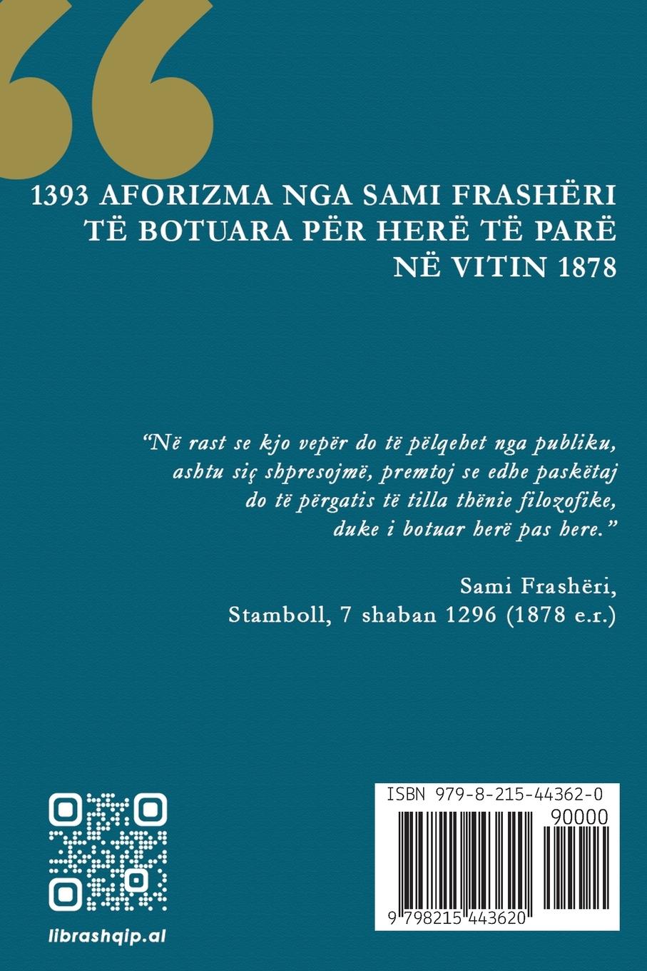 Rückseitencover Fjalë të urta