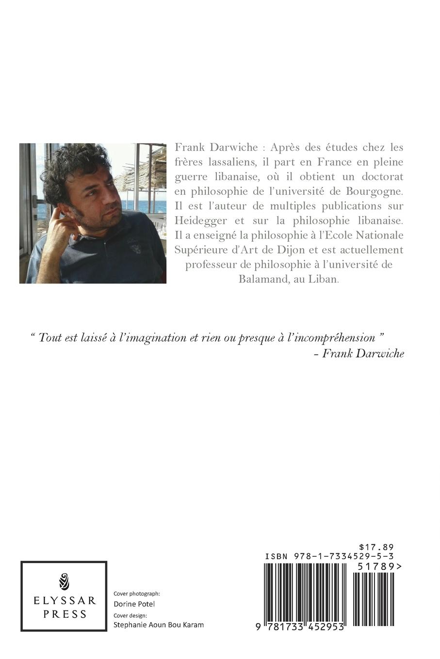 Rückseitencover Le Liban ou l'Irreductible Distance