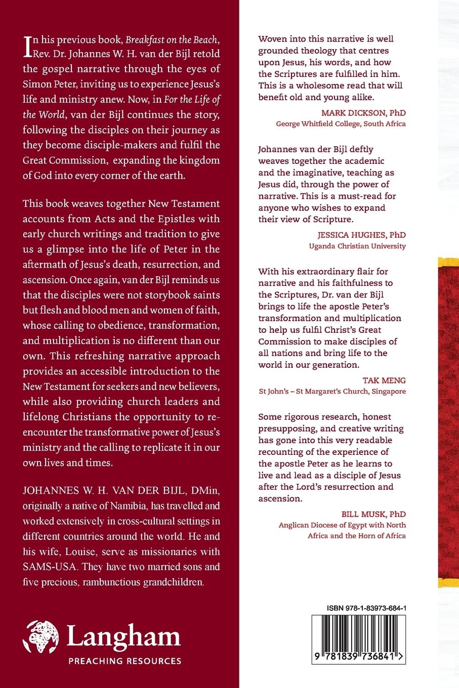 Rückseitencover For the Life of the World