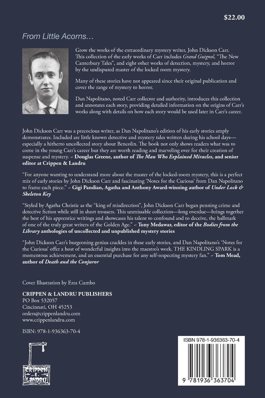 Rückseitencover The Kindling Spark