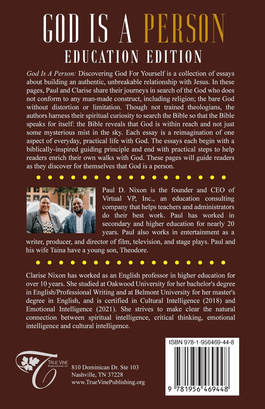 Rückseitencover God Is A Person