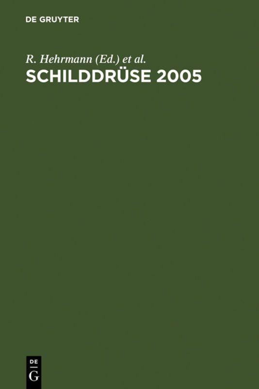 Vorderes Coverbild Schilddrüse 2005