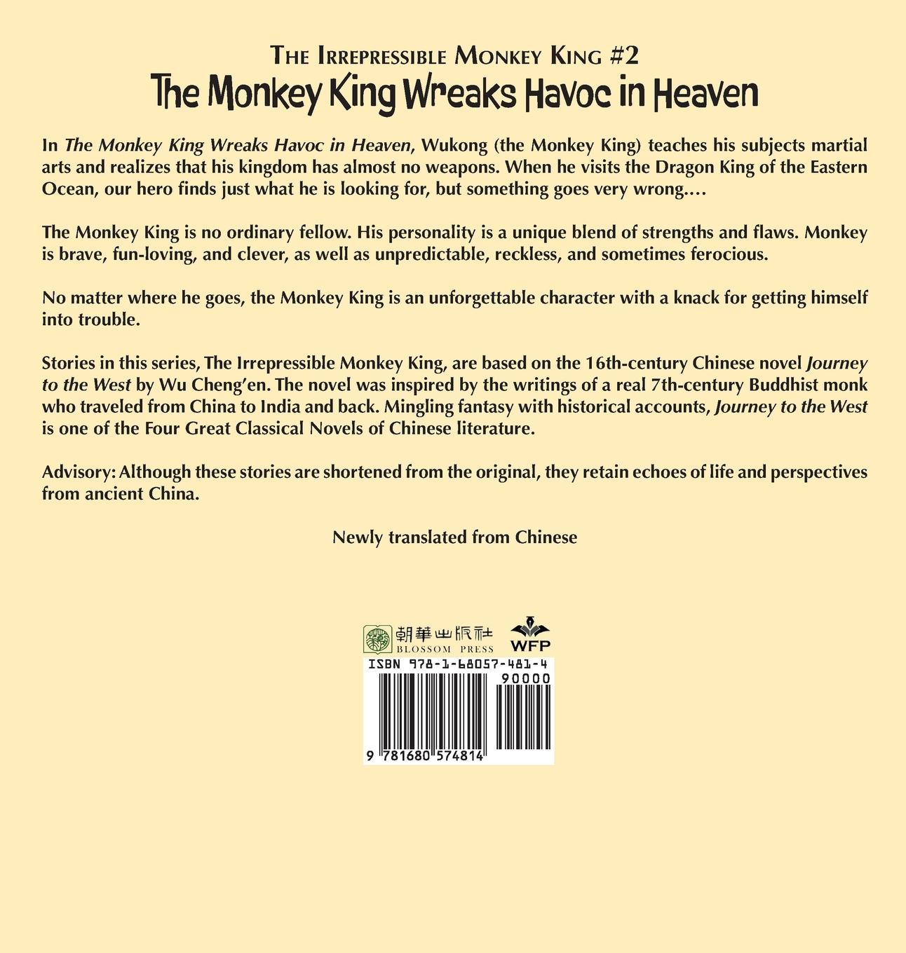 Rückseitencover The Monkey King Wreaks Havoc in Heaven