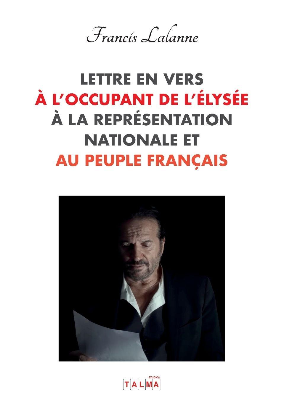 Vorderes Coverbild Lettre en vers à l'occupant de l'Élysée, à la Représentation nationale et au peuple français