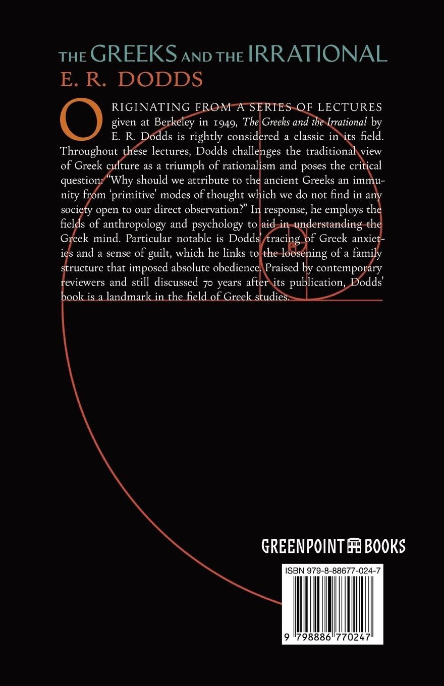 Rückseitencover The Greeks and the Irrational