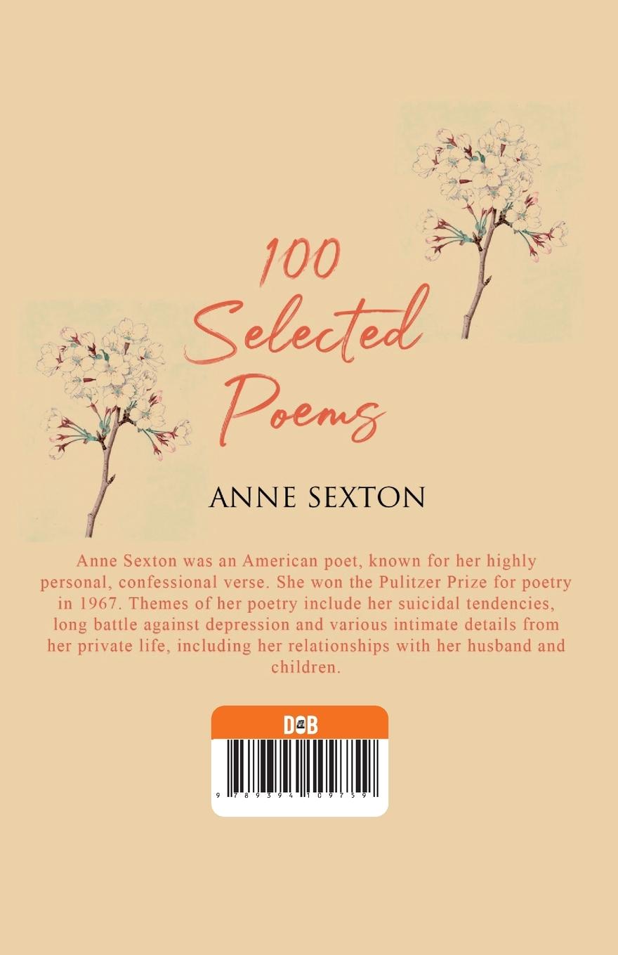 Rückseitencover 100 Selected Poems, Anne Sexton