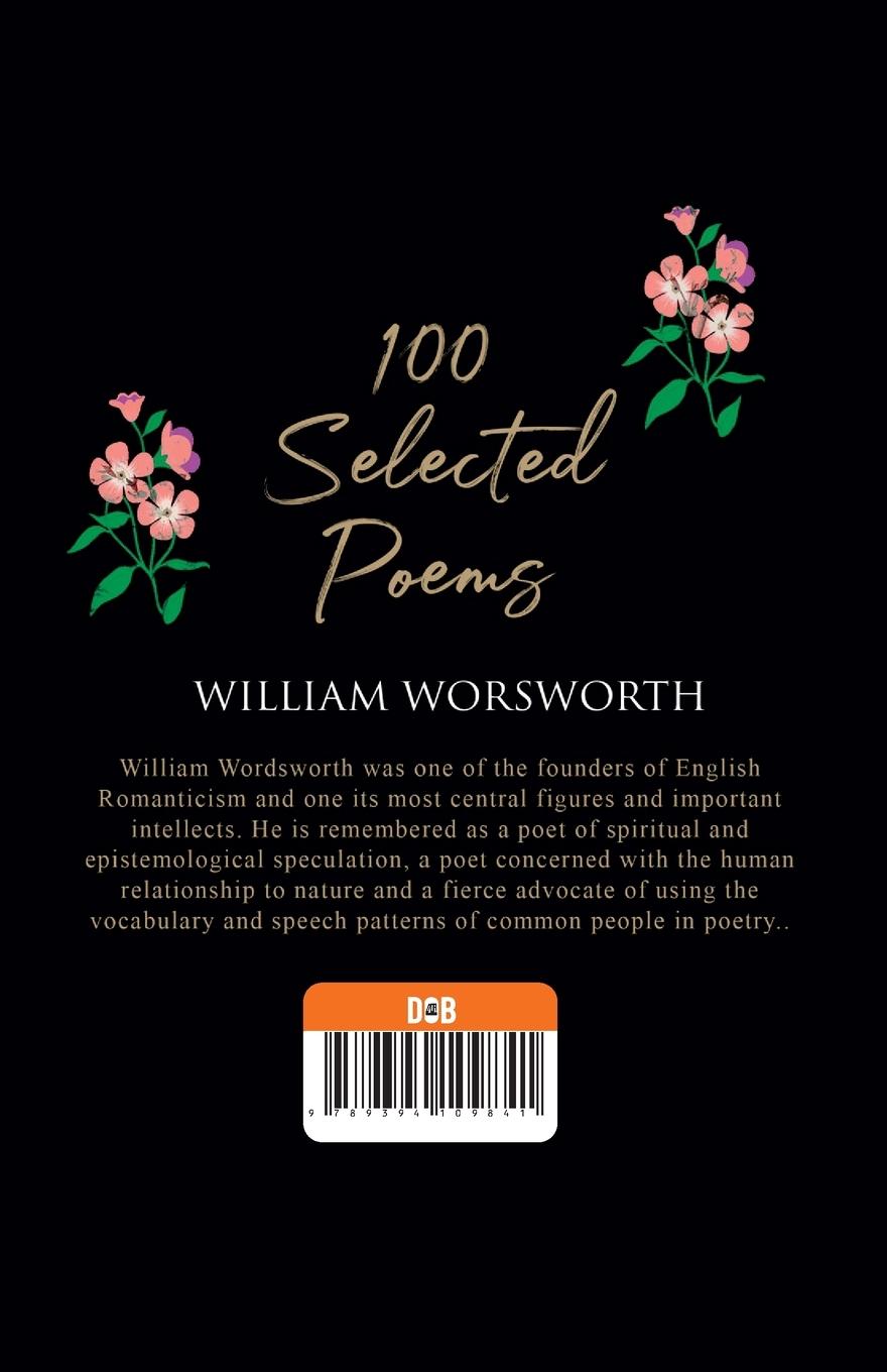 Rückseitencover 100 Selected Poems, William Wordsworth