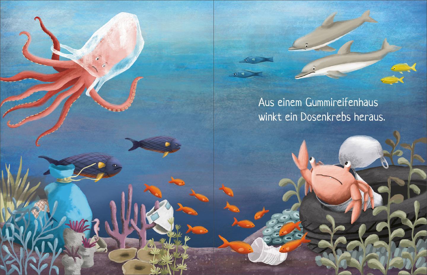 Beispielinhalt (Bild) Im tiefen, weiten Meer