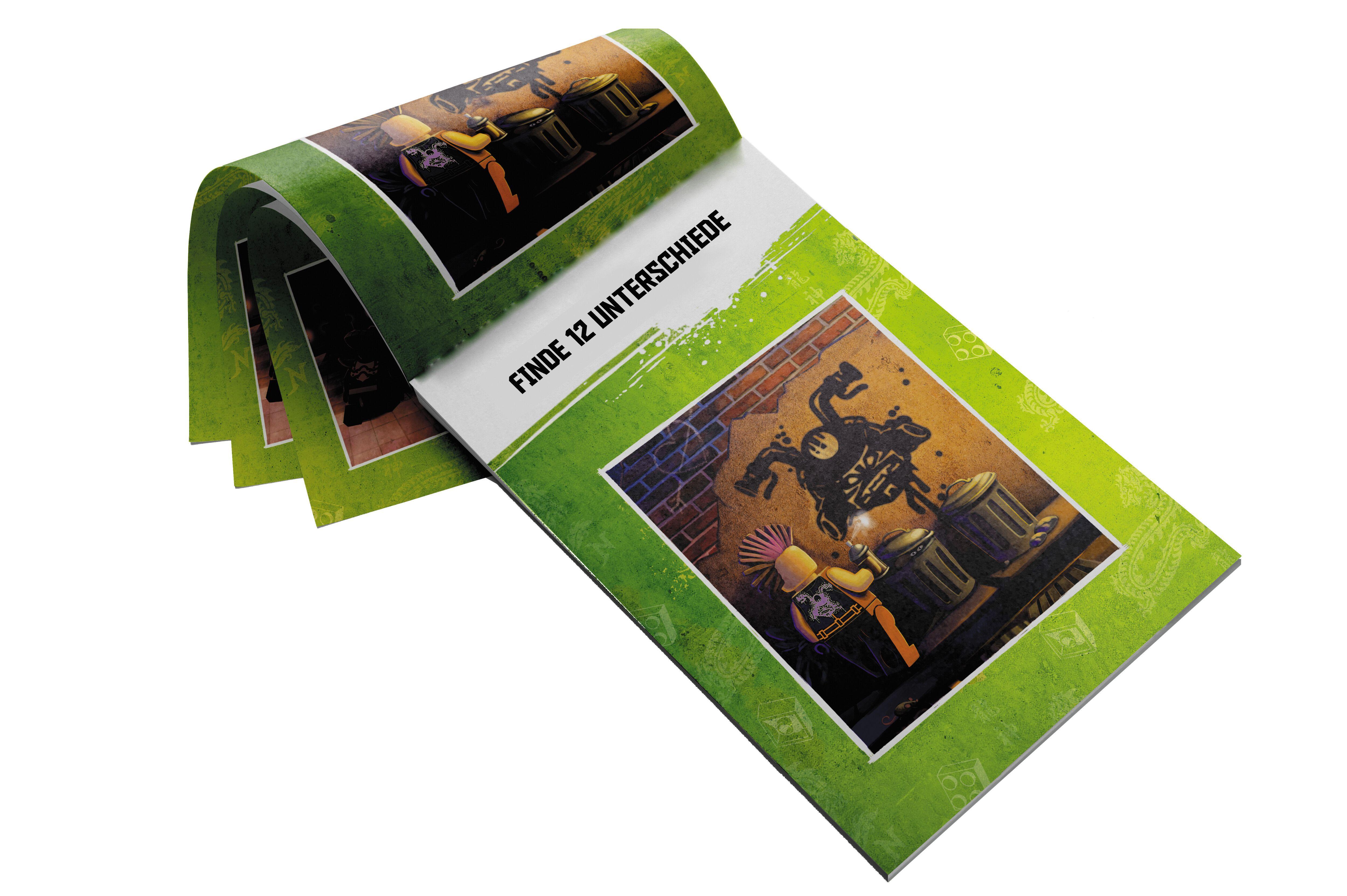 Beispielinhalt (Bild) LEGO® NINJAGO® - Mein Finde den Fehler-Block