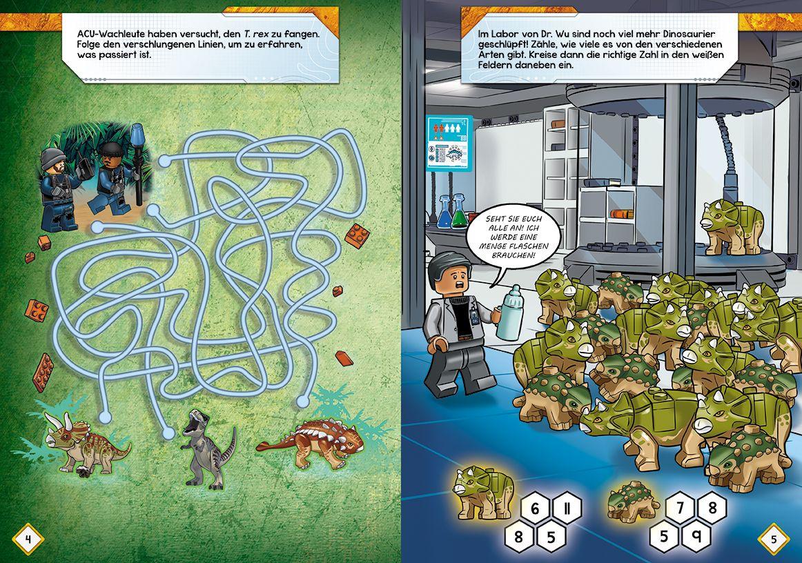 Beispielinhalt (Bild) LEGO® Jurassic World(TM) - Abenteuer im Dinosaurierpark