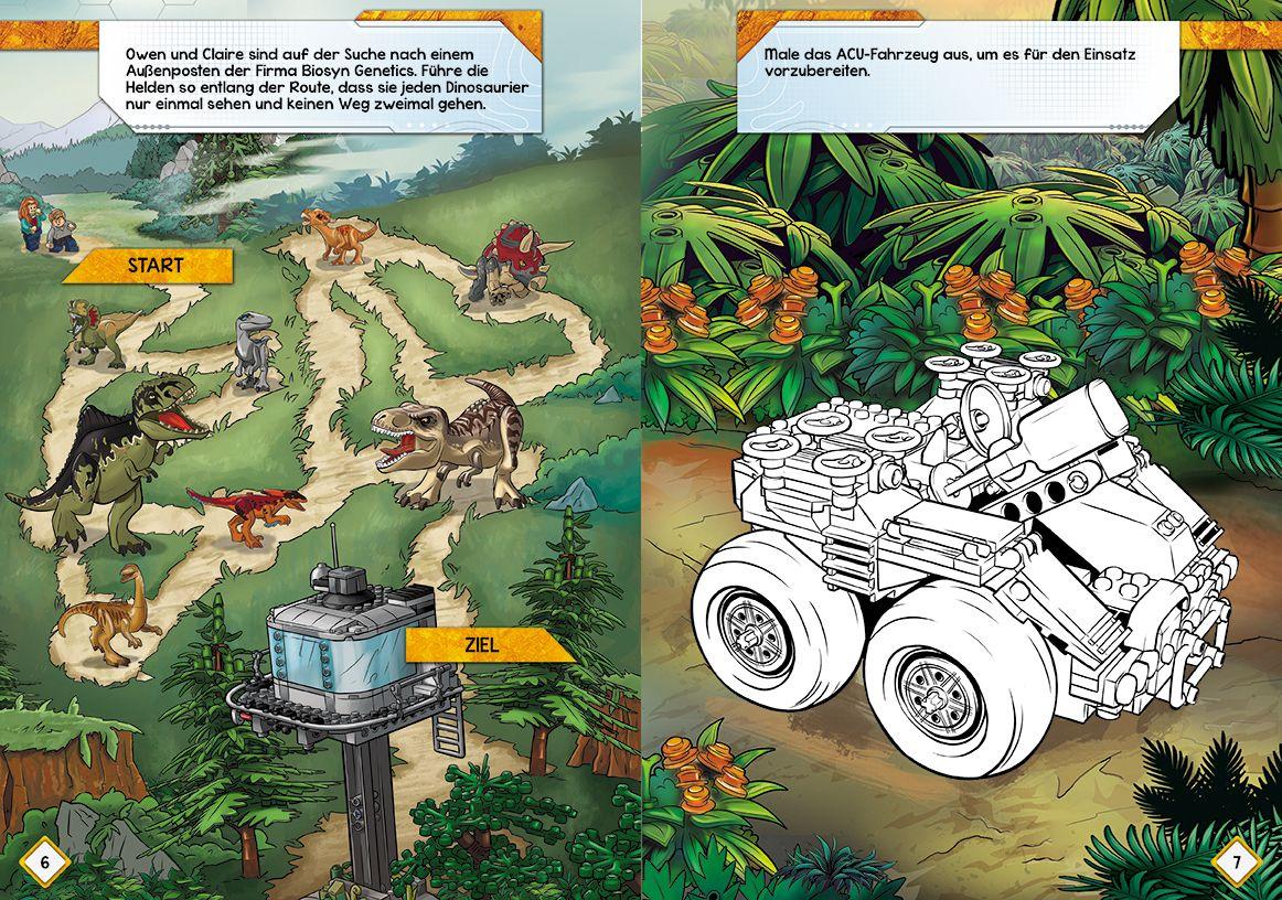 Beispielinhalt (Bild) LEGO® Jurassic World(TM) - Abenteuer im Dinosaurierpark