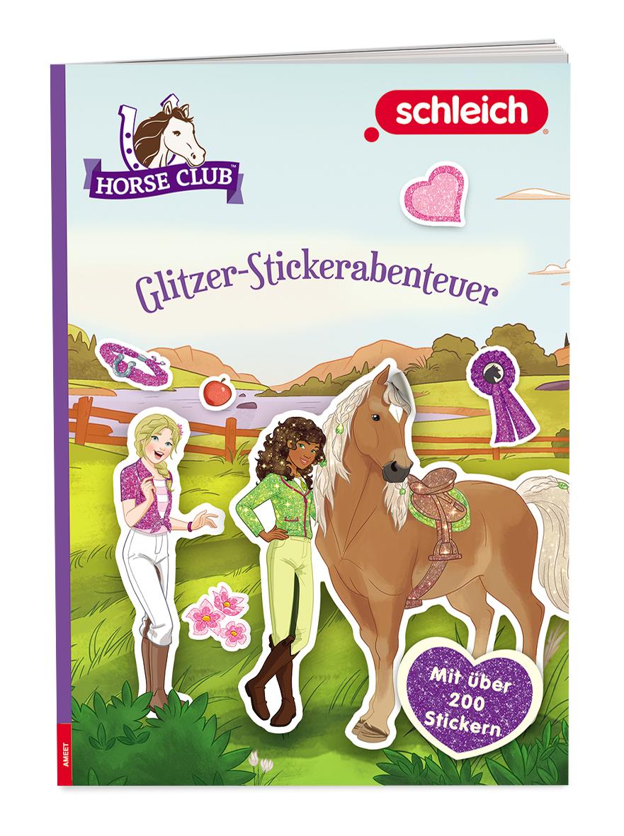 Vorderes Coverbild schleich® Horse Club(TM) - Glitzer-Stickerabenteuer