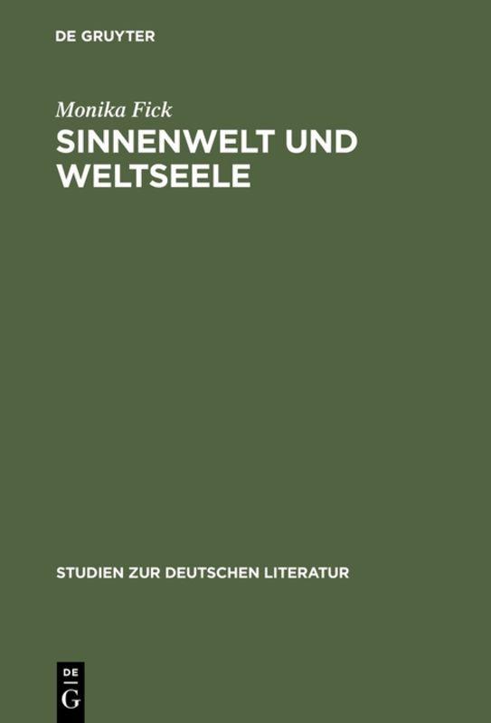 Vorderes Coverbild Sinnenwelt und Weltseele