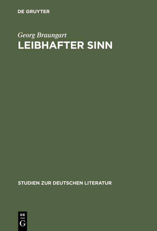 Vorderes Coverbild Leibhafter Sinn