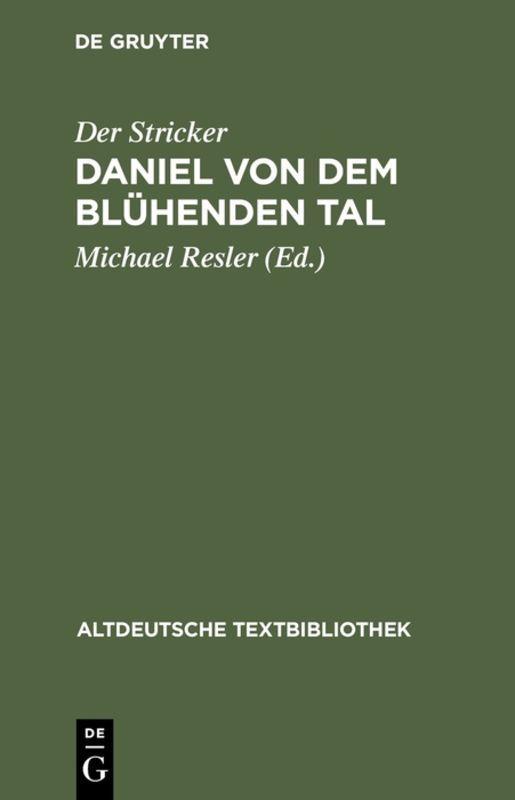 Vorderes Coverbild Daniel von dem Blühenden Tal