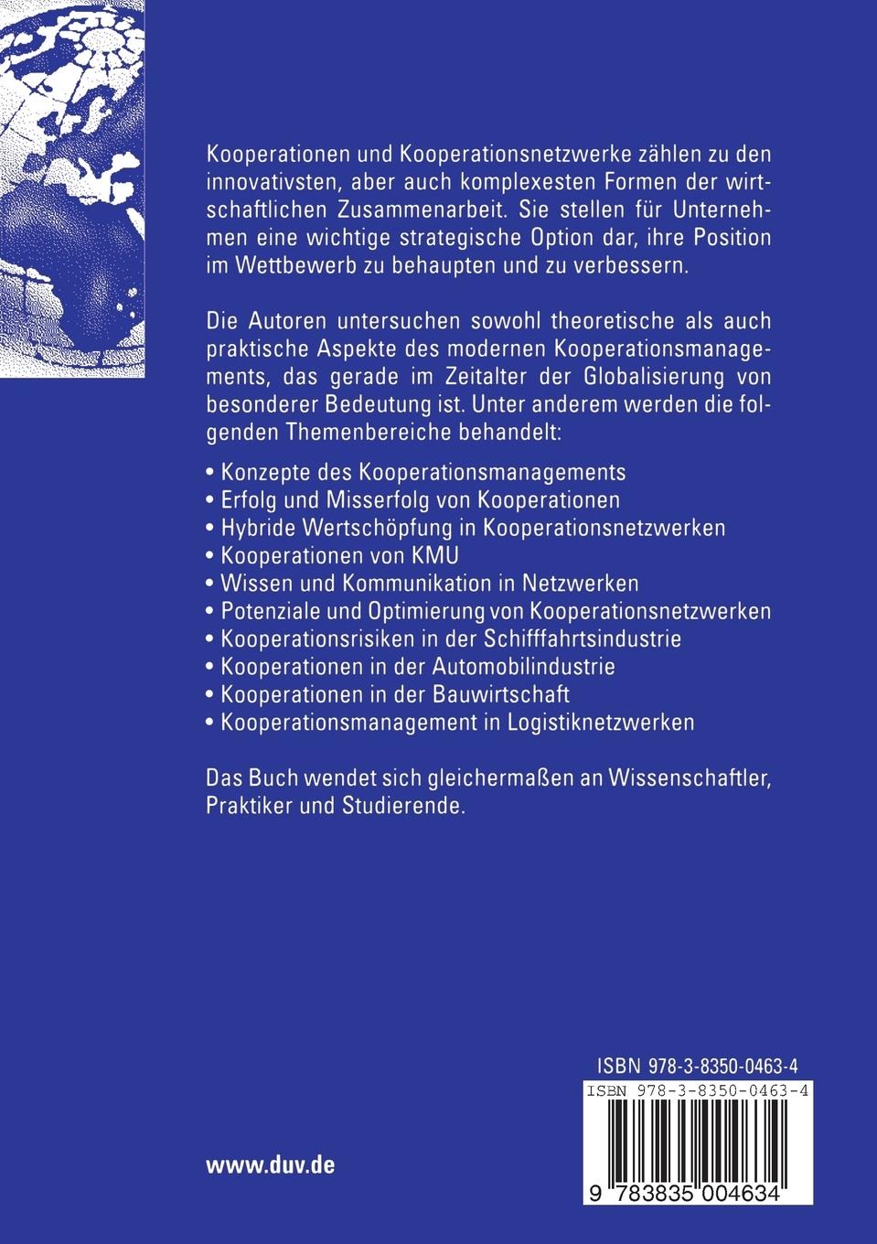 Rückseitencover Innovative Kooperationsnetzwerke