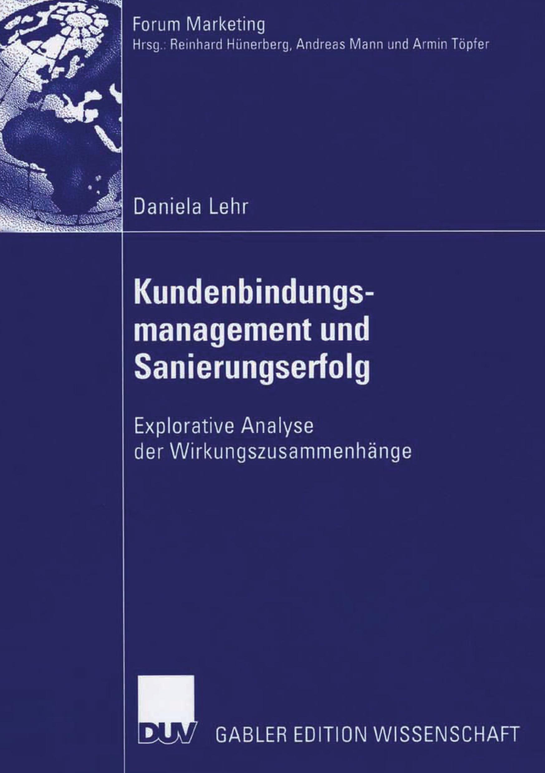Vorderes Coverbild Kundenbindungsmanagement und Sanierungserfolg