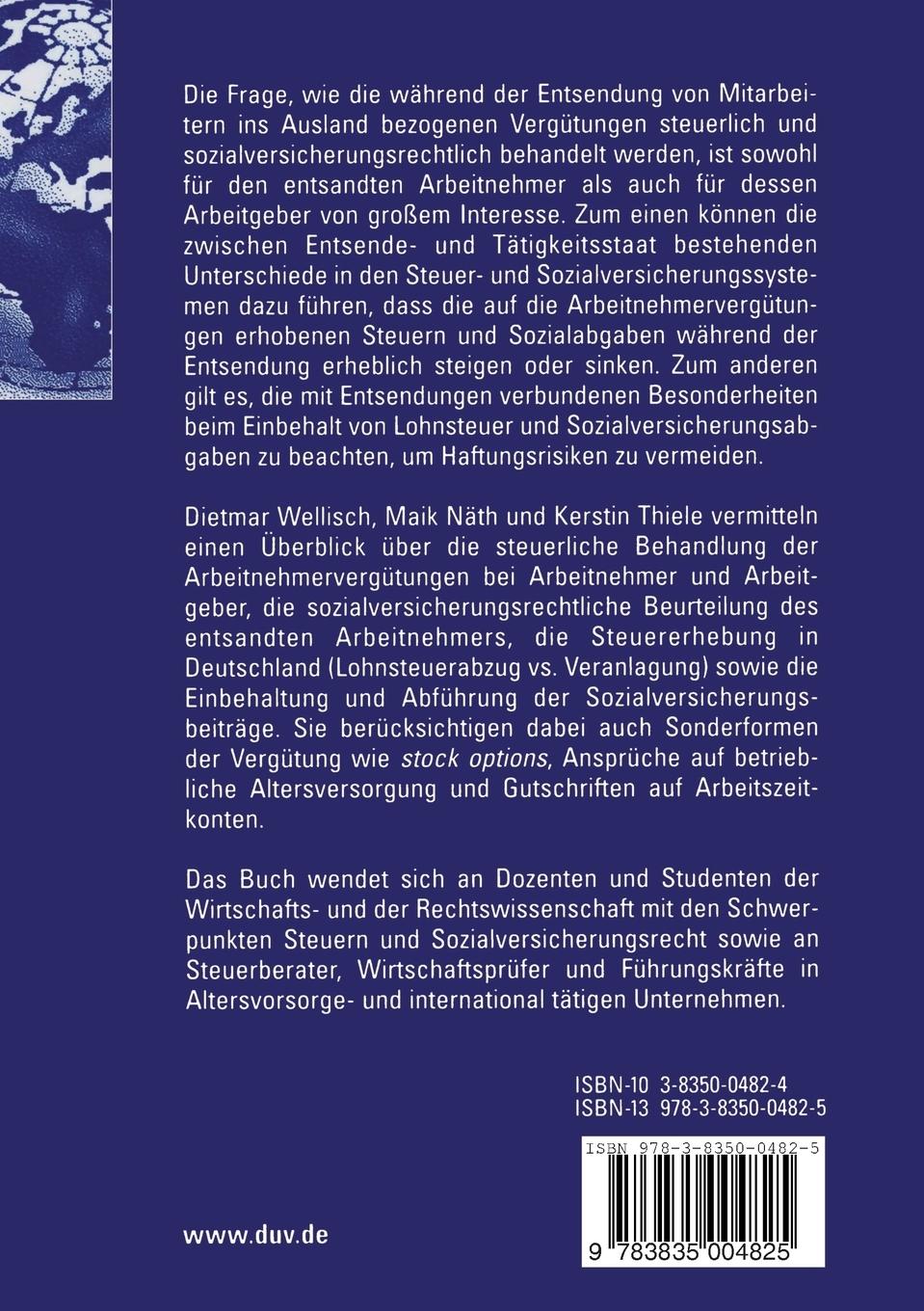 Rückseitencover Vergütung bei internationalen Mitarbeiterentsendungen