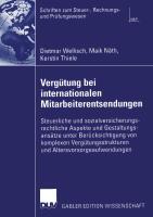 Vorderes Coverbild Vergütung bei internationalen Mitarbeiterentsendungen