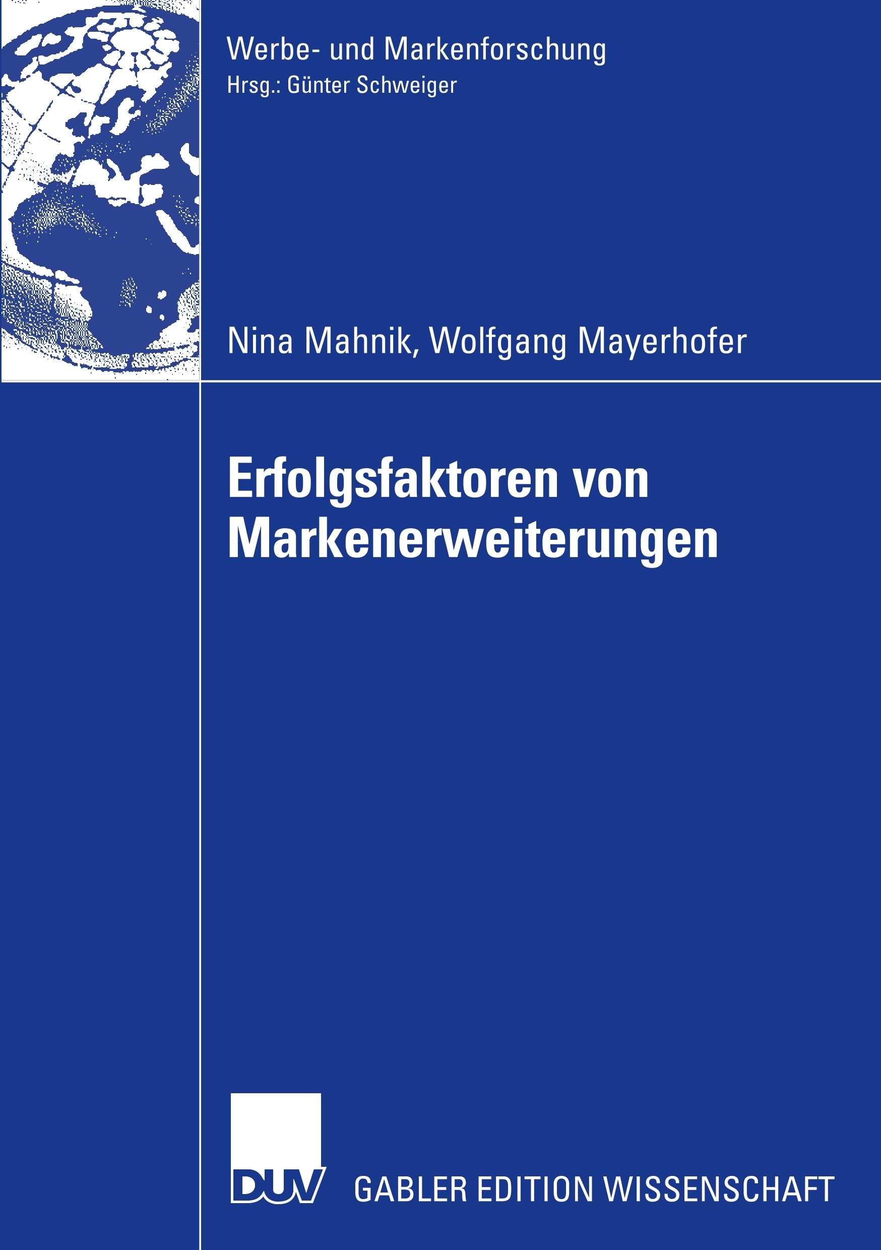 Vorderes Coverbild Erfolgsfaktoren von Markenerweiterungen