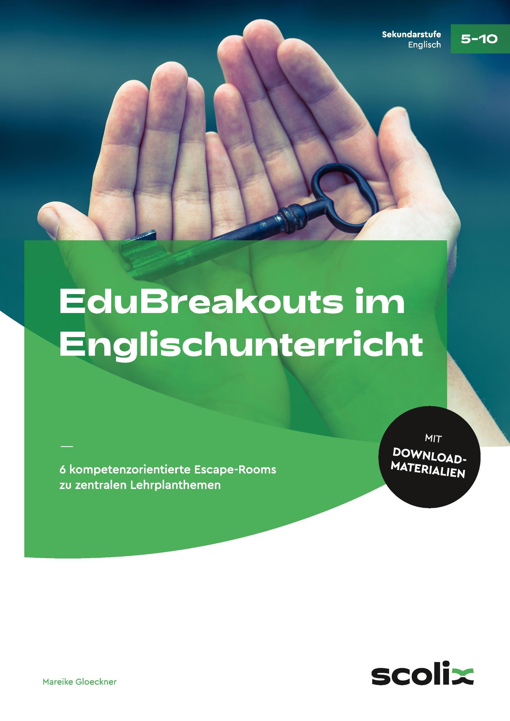 Vorderes Coverbild EduBreakouts im Englischunterricht