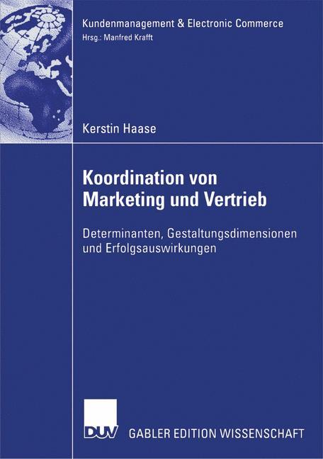 Vorderes Coverbild Koordination von Marketing und Vertrieb