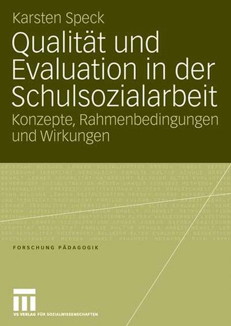 Vorderes Coverbild Qualität und Evaluation in der Schulsozialarbeit
