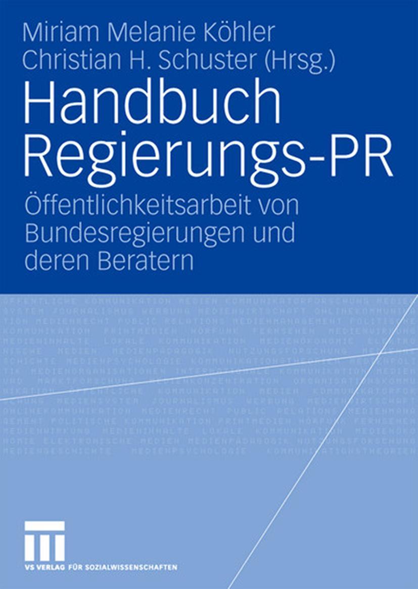 Vorderes Coverbild Handbuch Regierungs-PR