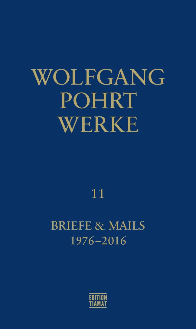 Vorderes Coverbild Werke Band 11